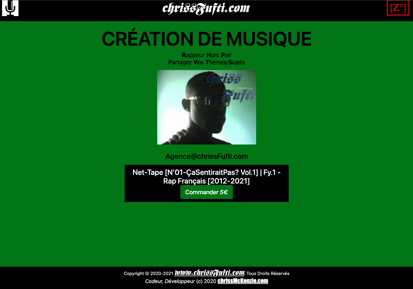 Site Web - Agence Pro pour Musicien